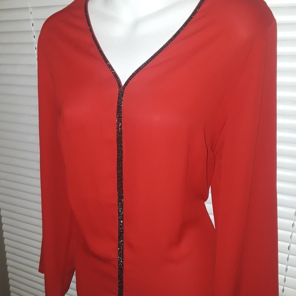 Liz Claiborne Tops - Liz Clairborne  Sz L Petite Blouse